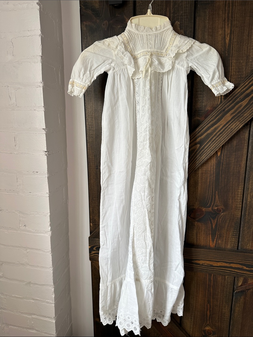 White Lace-Trim Baby/Kids nightgown vintage 1900’s